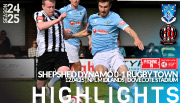 Match Highlights - Shepshed Dynamo 0-1 Rugby Town  - Northern Premier League Midlands - April 2025