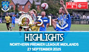Match Highlights - Lichfield City 3-1 Rugby Town - NPL Midlands - September 2025