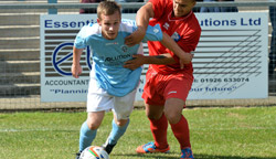 Richard Blythe sent off - Rugby 1-0 AFC Hayes - Rugby Town FC