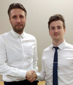 New Manager James Jepson & Director Neil Melvin - Rugby Town FC