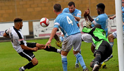 Rearguard Action - Rugby Town 1-0 Corby Town - September 2016 - FA Cup