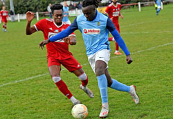 Edwin Ahenkorah - GNG Oadby Town 1-4 Rugby Town - December 2021