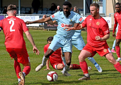 Liam Francis- Rugby Town 1-1 Bedworth United - NPL Midlands Division - April 2024