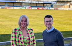 Moira MacCormac and Neil Melvin - Rugby Town Academy of Football