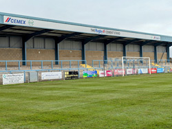 The Rugby Cement Stand at Butlin Road - Rugby Town FC