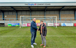 Gary Hornsby and Neil Melvin - The Rugby Cement Stand at Butlin Road