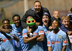 Celebrations - Rugby Town 2-1 Coleshill Town - NPL Midlands - October 2025