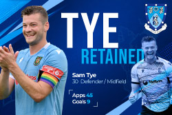 Sam Tye Retained - Rugby Town FC