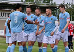 Celebration - Rugby Town 1-2 Bromsgrove Sporting - Pre-Season Friendly - July 2026