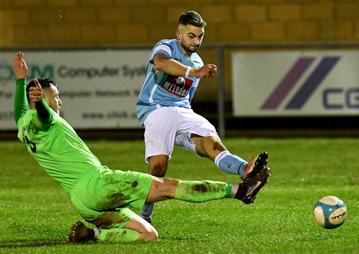 Sam Lockley - Rugby Town 2-1 Boldmere St Michaels - December 2017