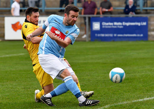 Sam Belcher - Rugby Town 3-2 Shepshed Dynamo - April 2018 - Rugby Town FC