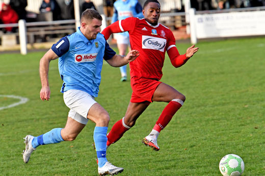 Adam Shaw - GNG Oadby Town 1-4 Rugby Town - December 2021