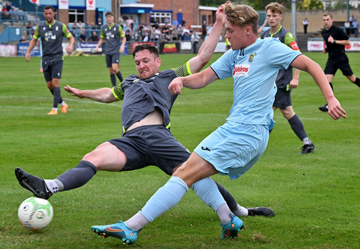 Caine Elliott - Rugby Town 3-3 Grantham Town - September 2022 - FA Cup 1st Qualifying Round