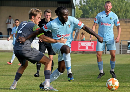 Edwin Ahenkorah - Rugby Town 1-5 Grantham Town - FA Trophy First Round Qualifying - September 2023