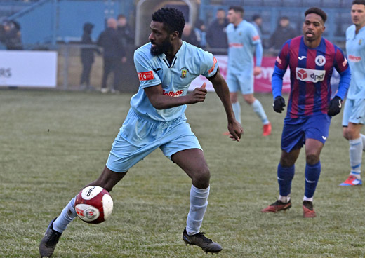 Liam Francis - Rugby Town 1-4 Hinckley Leicester Road - NPL Midlands Division - December 2023