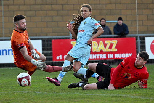Justice Campbell - Rugby Town 1-3 Sporting Khalsa - NPL Midlands Division - January 2024
