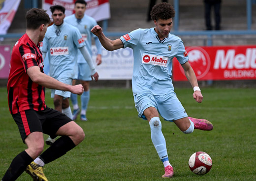 Rowe - Rugby Town 1-5 Spalding United - NPL Midlands Division - March 2024