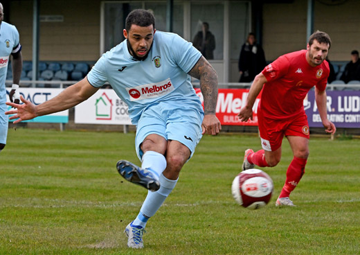 Loyiso Recci - Rugby Town 4-0 Walsall Wood - NPL Midlands Division - 20 April 2024