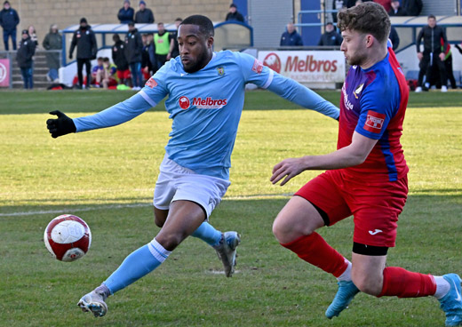 Jahvan Davidson-Miller - Rugby Town 1-1 Grantham Town - NPL Midlands - March 2025