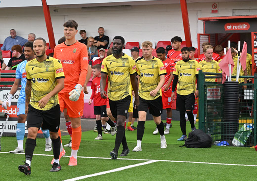 Walkout -Redditch United - 2-0  Rugby Town - Pre-Season Friendly - July 2025