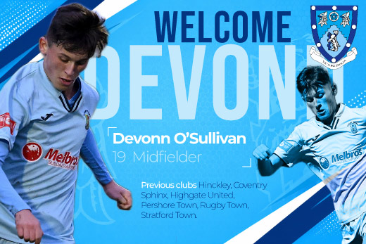 Devonn O'Sullivan - Rugby Town FC 