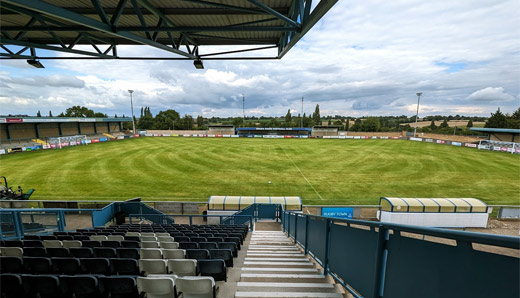 Pitch at Butlin Road - Rugby Town- NPL Midlands Division - April 2024