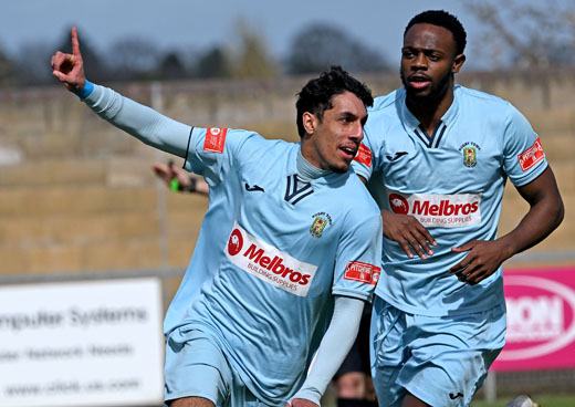 Ryan Sahota - Rugby Town 3-1 Shepshed Dynamo - NPL Midlands Division - April 2024